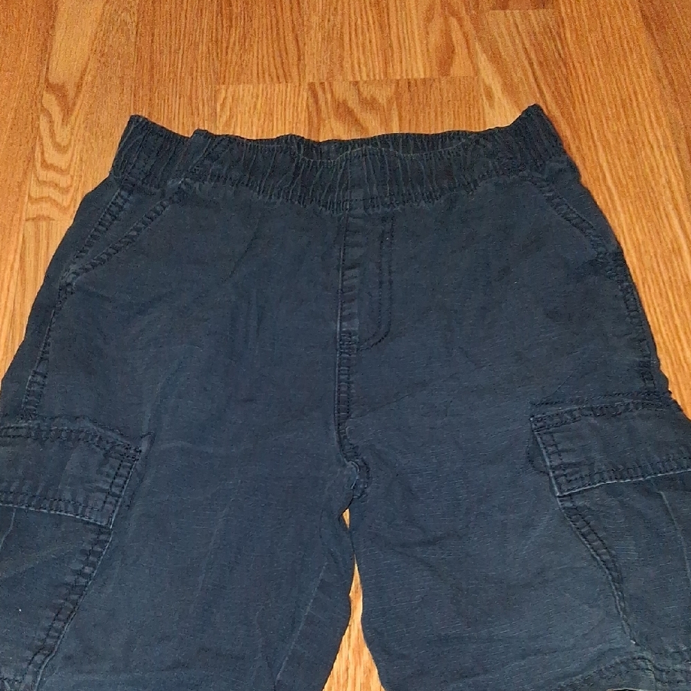 10 Boys Childrens Place Black Cargo Shorts Casual Cotton Blend